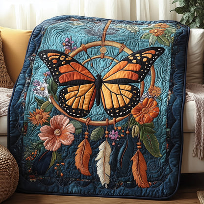Butterfly Dreamcatcher Quilted Blanket GFTOTP4091
