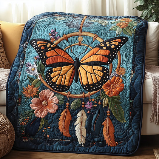 Butterfly Dreamcatcher Quilted Blanket GFTOTP4091
