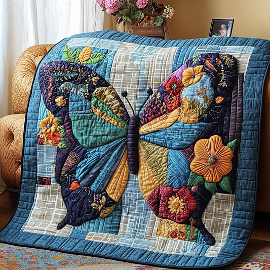Blossoming Butterfly Quilted Blanket GFTOTP3974