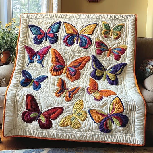 Butterfly Haven Quilted Blanket GFTOTP3863
