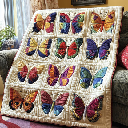Butterfly Haven Quilted Blanket GFTOTP3860