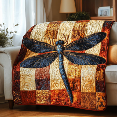 Dragonfly Haven Quilted Blanket GFTOTP3772