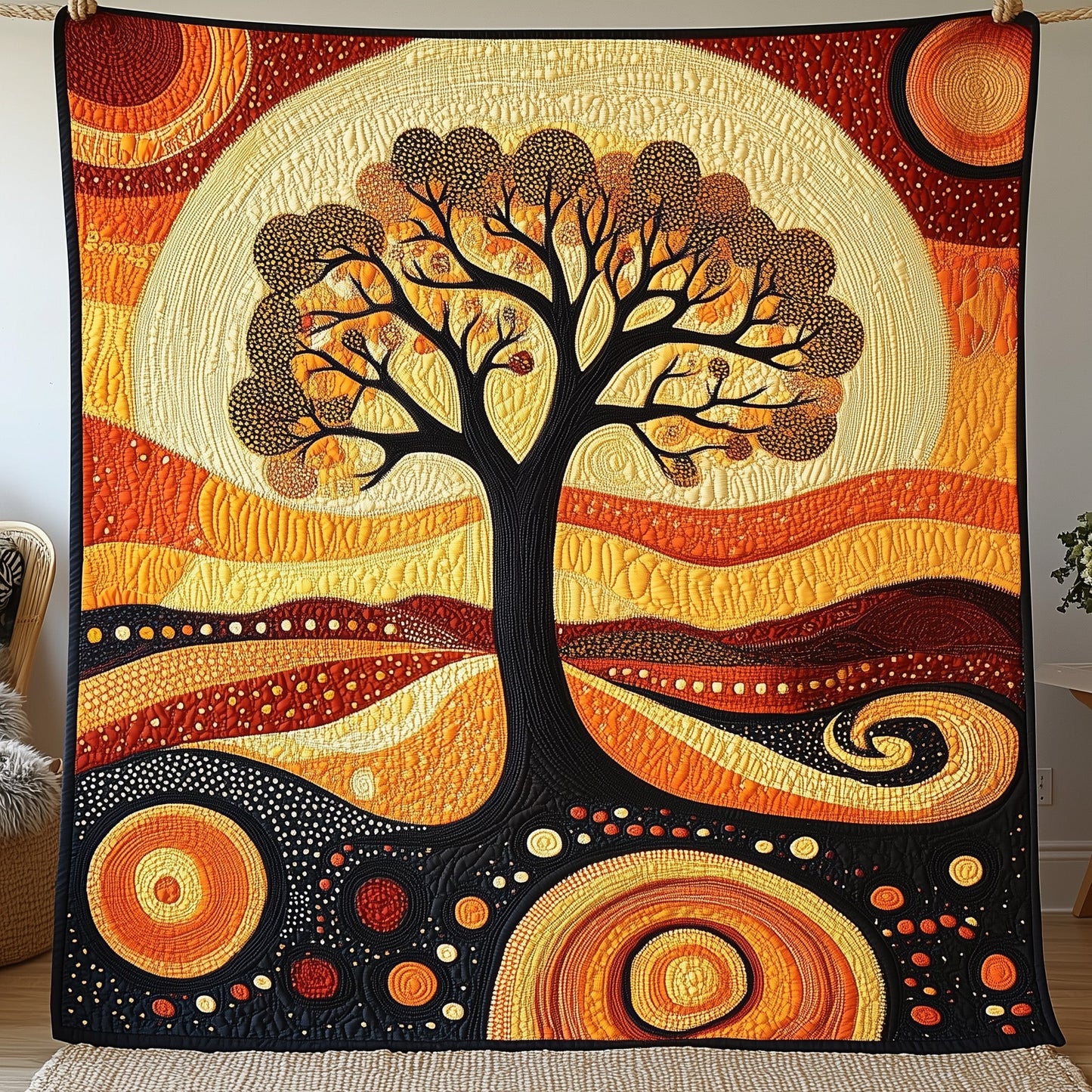 From Earth to Eternity Quilted Blanket GFTOAB3291