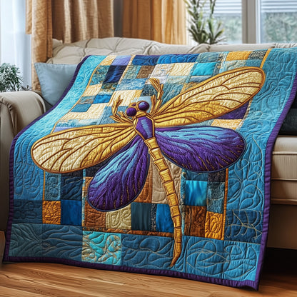 Dragonfly Radiance Quilted Blanket GFTOTP3763