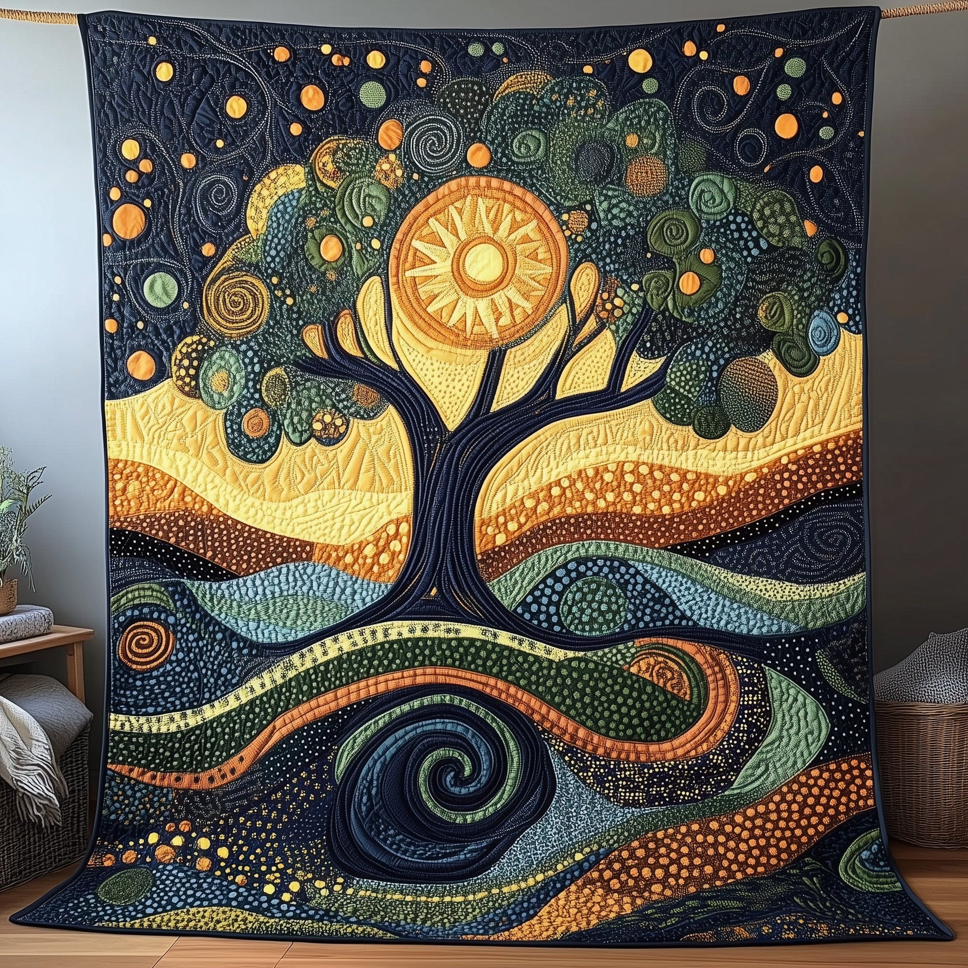 From Soil to Sky Quilted Blanket GFTOAB3275