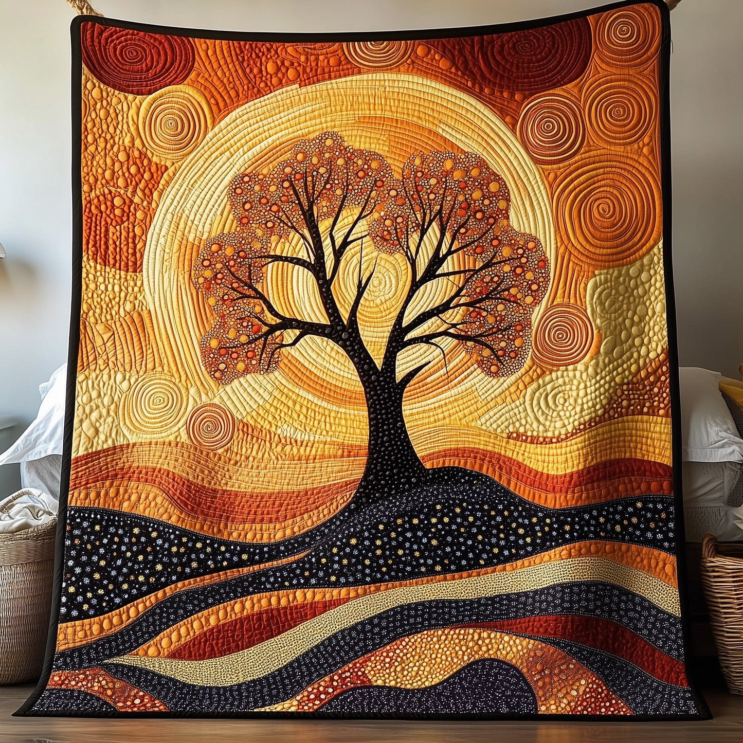 Roots of Life Quilted Blanket GFTOAB3268