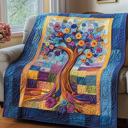 Blooming Tree Quilted Blanket GFTOTP3736