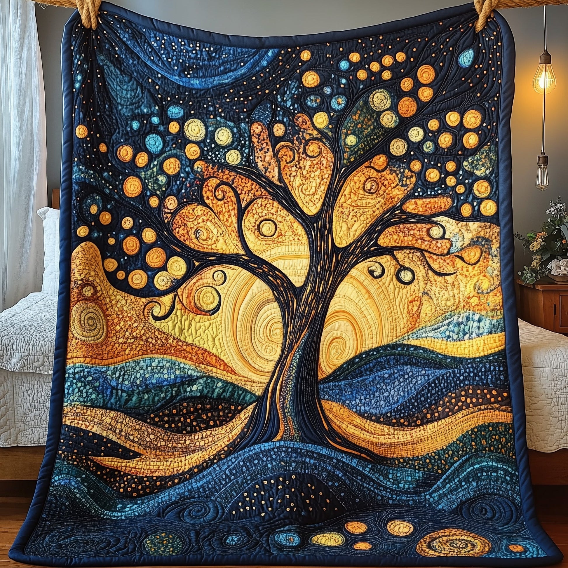 Life in the Roots Quilted Blanket GFTOAB3271