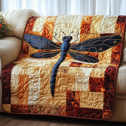 Dragonfly Haven Quilted Blanket GFTOTP3769