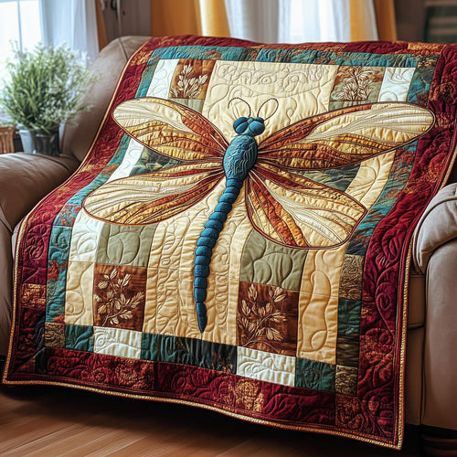 Dragonfly Radiance Quilted Blanket GFTOTP3766