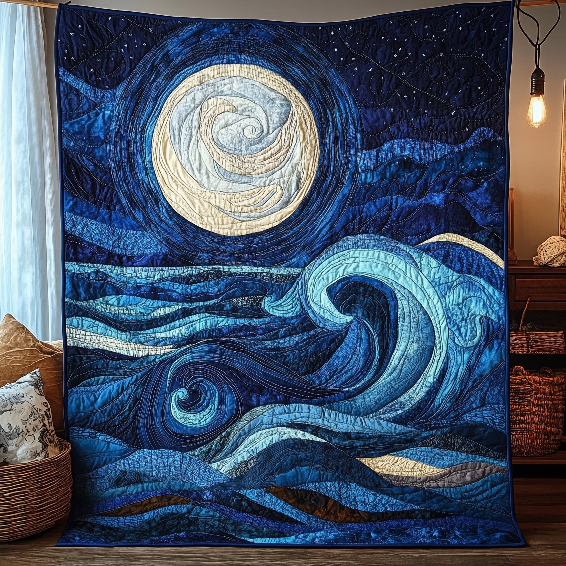 Blue Moon Quilted Blanket GFTOAB3278