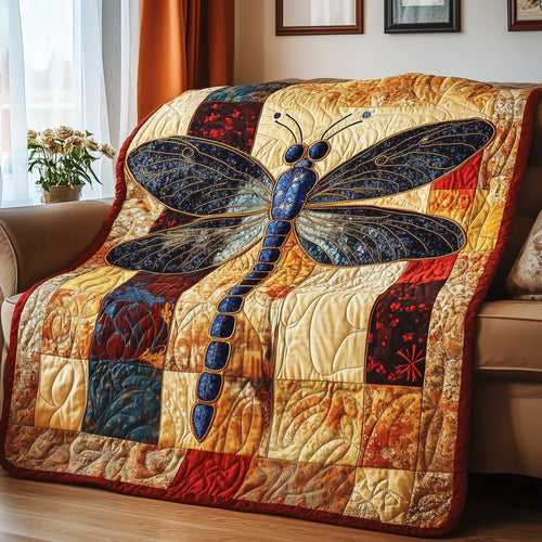 Dragonfly Haven Quilted Blanket GFTOTP3771