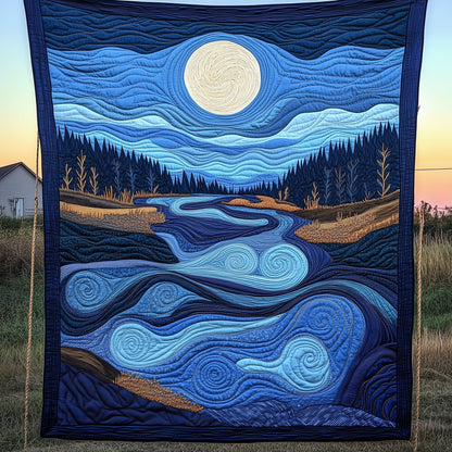 Flowing Serenity Quilted Blanket GFTOAB3285