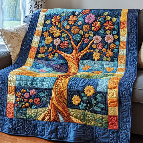 Blooming Tree Quilted Blanket GFTOTP3737