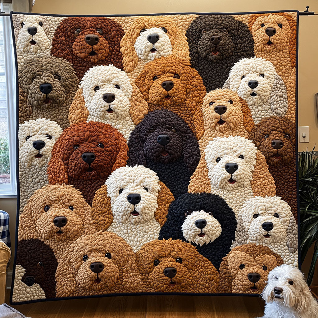 Doodle Dog WJ2802004CL Quilt