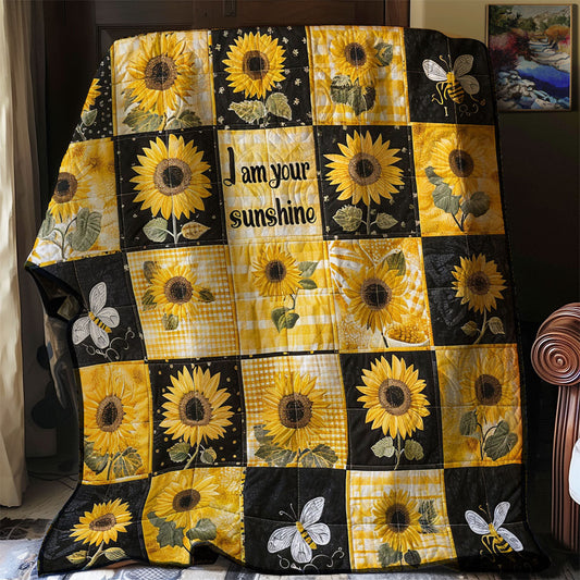 Sunflower Shine WJ2802026CL Quilt