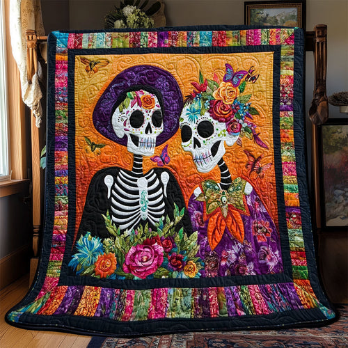 Couple Skull WX2802012CL Quilt