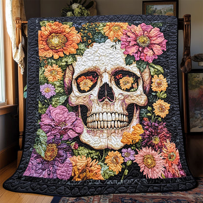 Skull Flower WX0802069CL Quilt
