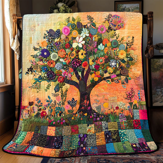Flower Tree WX1302074CL Quilt
