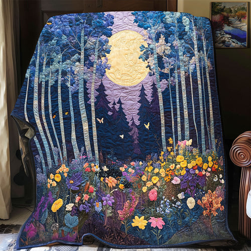 Night Flower Forest WX0702057CL Quilt