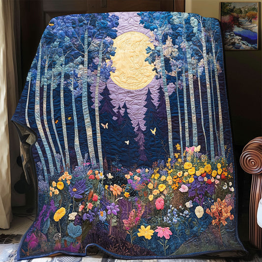 Night Flower Forest WX0702057CL Quilt