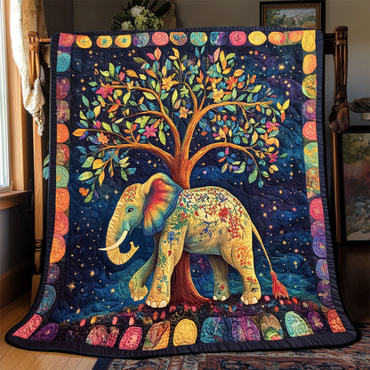 Elephant Tree Of Life WX0802031CL Quilt