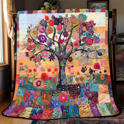 Flower Tree WX1302076CL Quilt