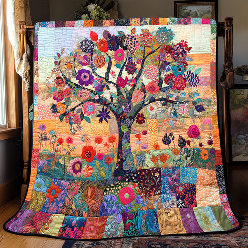 Flower Tree WX1302076CL Quilt