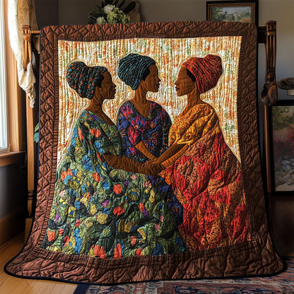 African Woman WX1302001CL Quilt