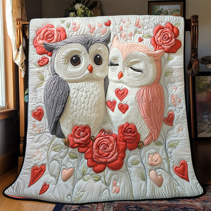 Owl Valentine WX0702065CL Quilt