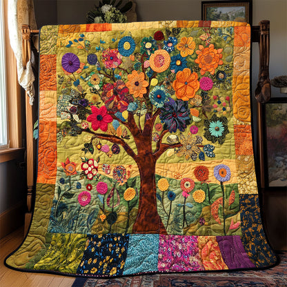 Flower Tree WX1302077CL Quilt