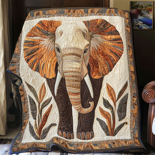 Brown Elephant WX0802015CL Quilt