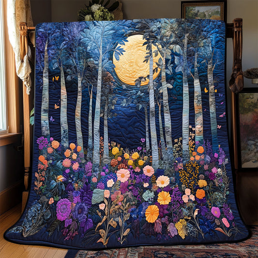 Night Flower Forest WX0702060CL Quilt