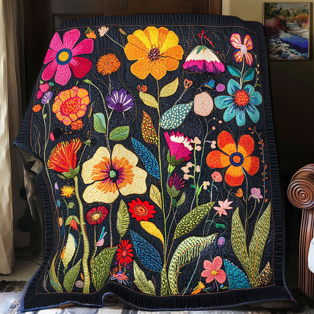 Flower Garden WX1302072CL Quilt
