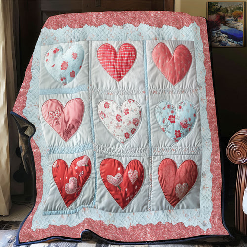 Valentine Heart WX08020103CL Quilt