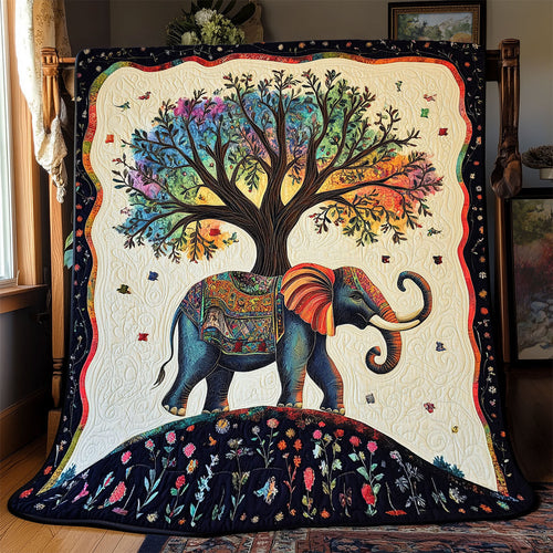 Elephant Tree Of Life WX0802026CL Quilt