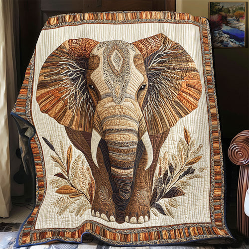 Brown Elephant WX0802008CL Quilt