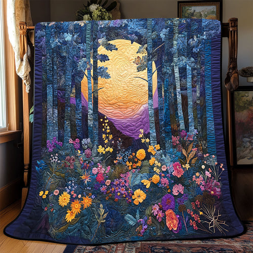 Night Flower Forest WX0702058CL Quilt