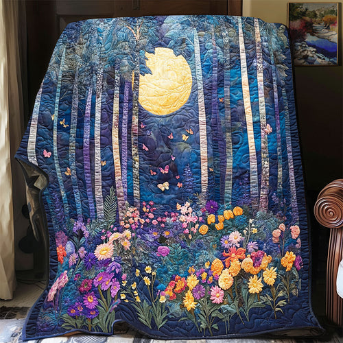Night Flower Forest WX0702059CL Quilt