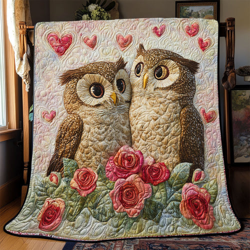 Owl Valentine WX0702063CL Quilt