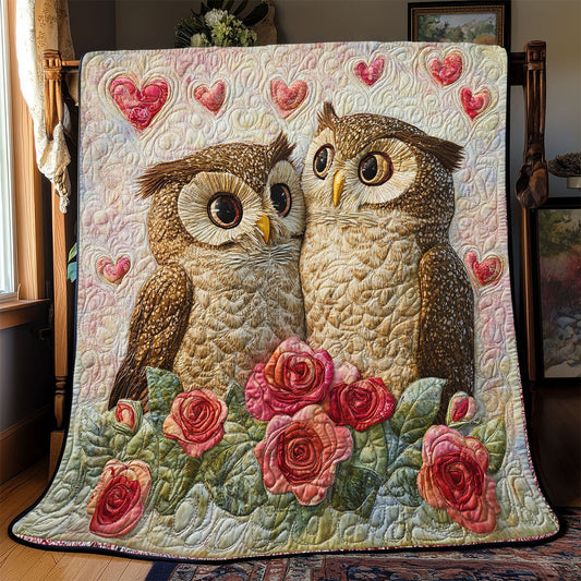 Owl Valentine WX0702063CL Quilt