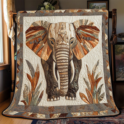 Brown Elephant WX0802012CL Quilt