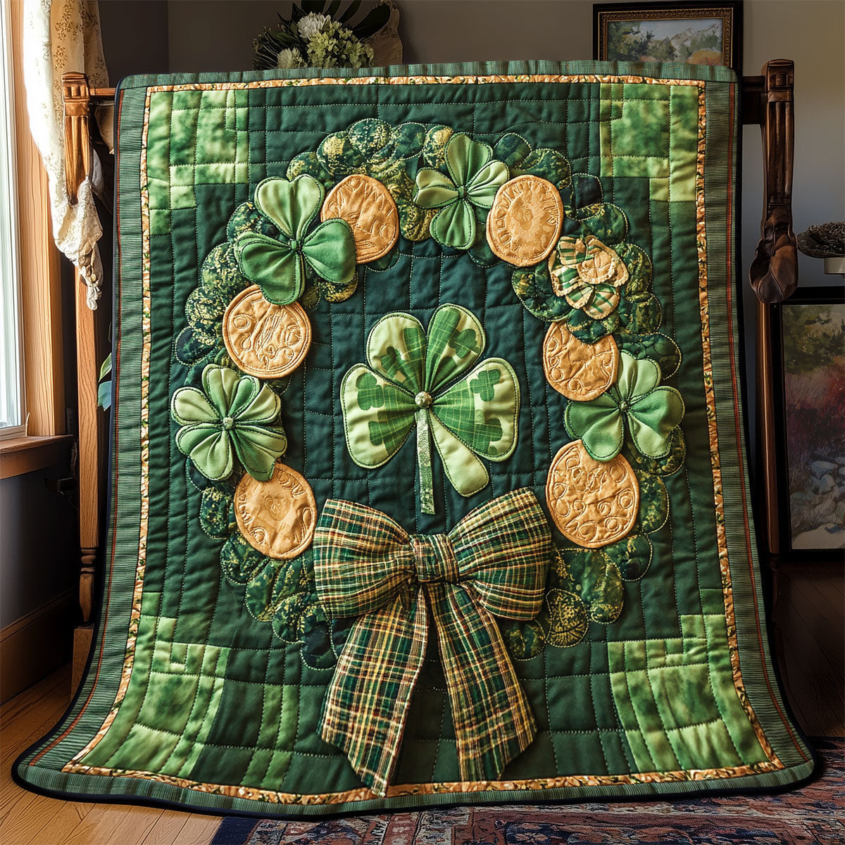 Celtic Wreath WX0602024CL Quilt