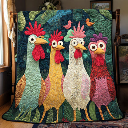Funny Chicken WX0702044CL Quilt