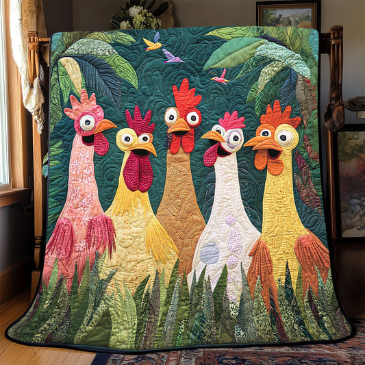 Funny Chicken WX0702040CL Quilt