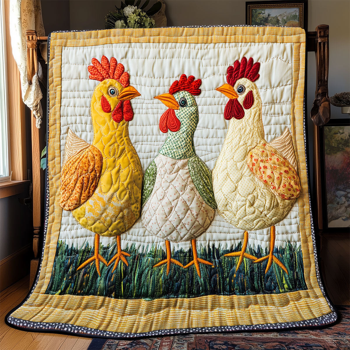 Chicken WX0602031CL Quilt