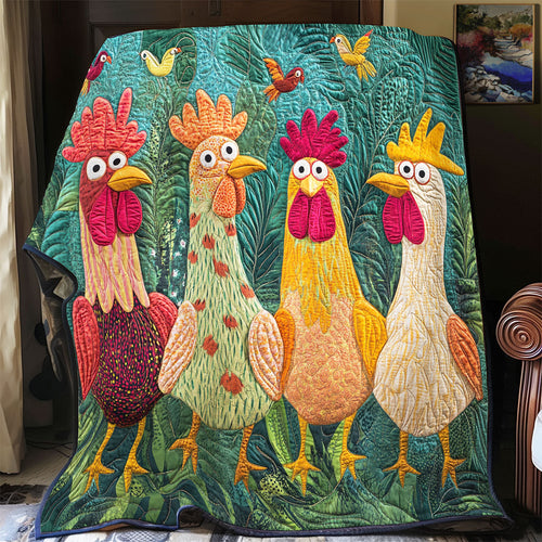 Funny Chicken WX0702043CL Quilt