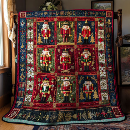 Nutcracker In Christmas Night XR3008013CL Quilt