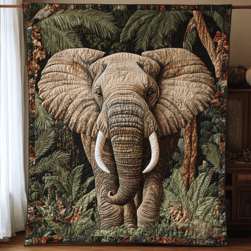 African Elephant XR2309028CL Quilt