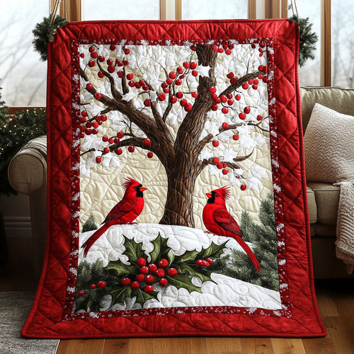 Cardinal Christmas WT0710017CL Quilt